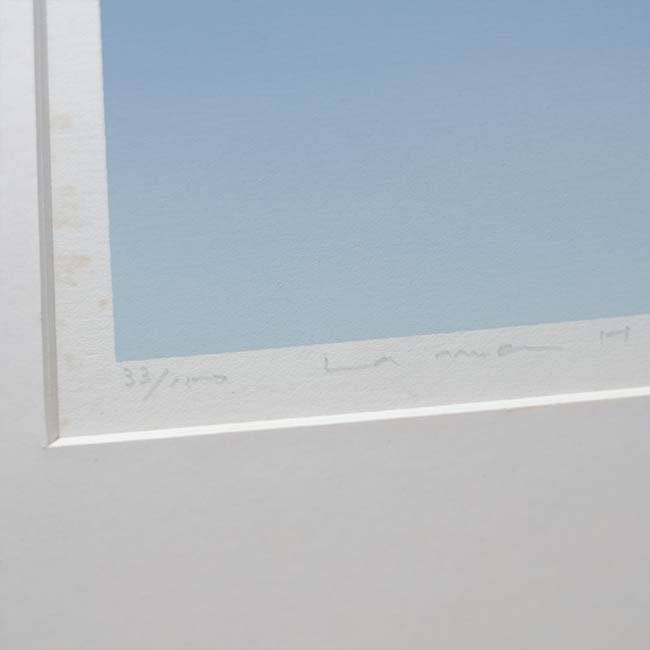 版画 師井公二 シルクスクリーン額装品 ホワイトフレーム付 限定品 夏の夜 月 シルクスクリーン「海」師井公二 – zakka store towi