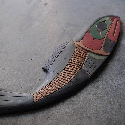 クワキウトル族 木彫レリーフ