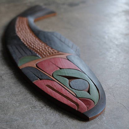 クワキウトル族 木彫レリーフ