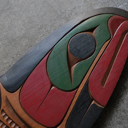 クワキウトル族 木彫レリーフ