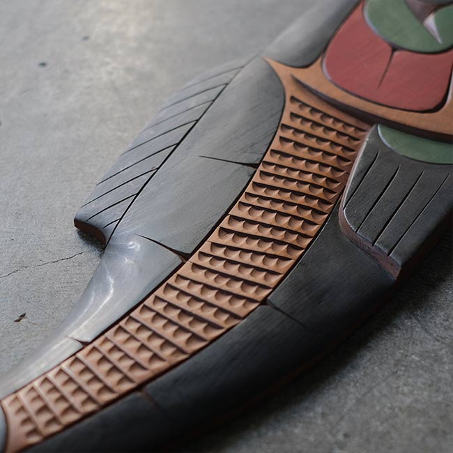 クワキウトル族 木彫レリーフ