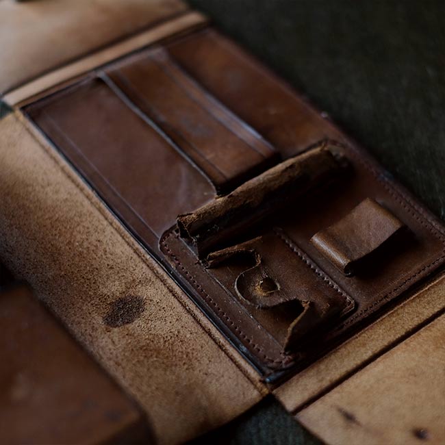 レザーのツールケース