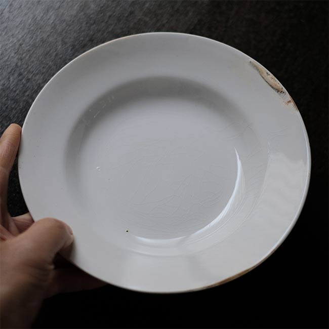 松村硬質陶器 深皿 φ20.5cm 訳あり