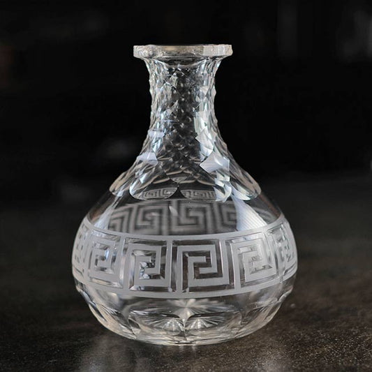 エッチング カットガラス デキャンタ