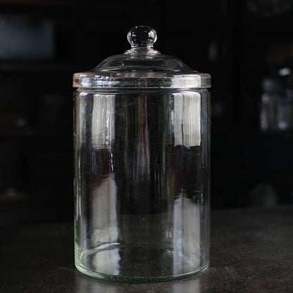 ガラスのキャニスター