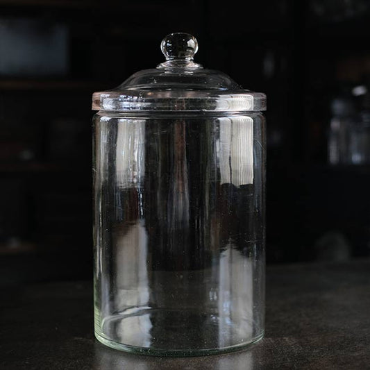 ガラスのキャニスター