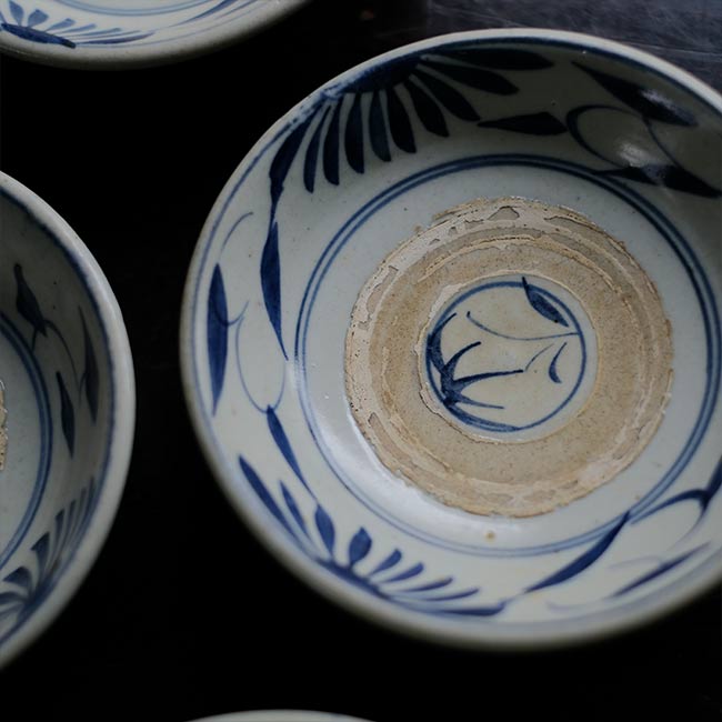 Chrysanthemum design namasu (deep dish)