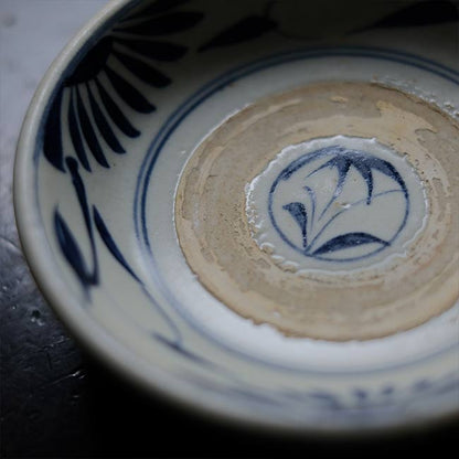 Chrysanthemum design namasu (deep dish)