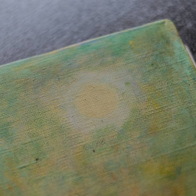 油彩画「教会」