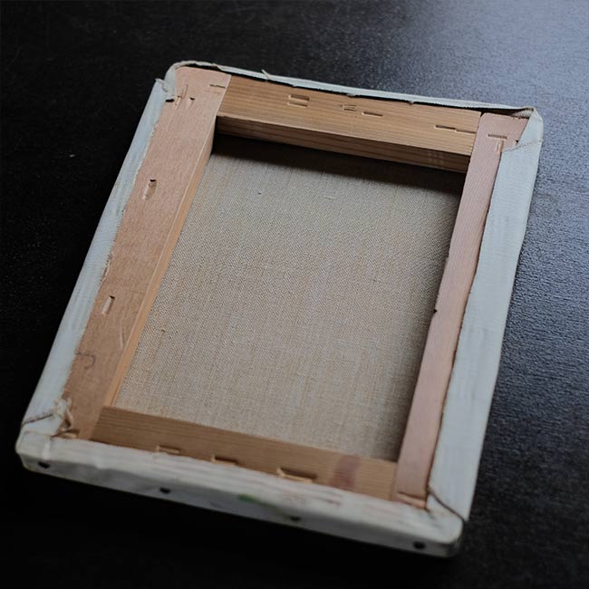 油彩画「教会」