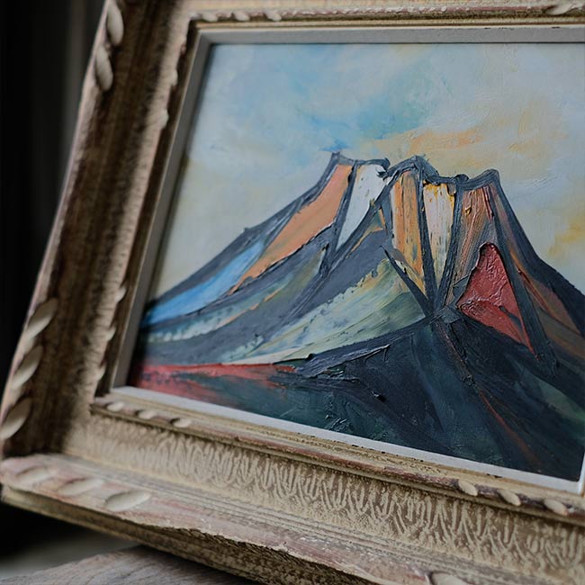 Oil painting "Mountain"
