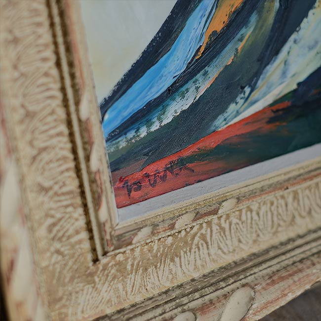 油彩画「山」 – zakka store towi