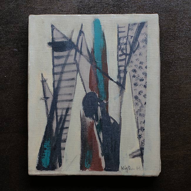 油彩 抽象画