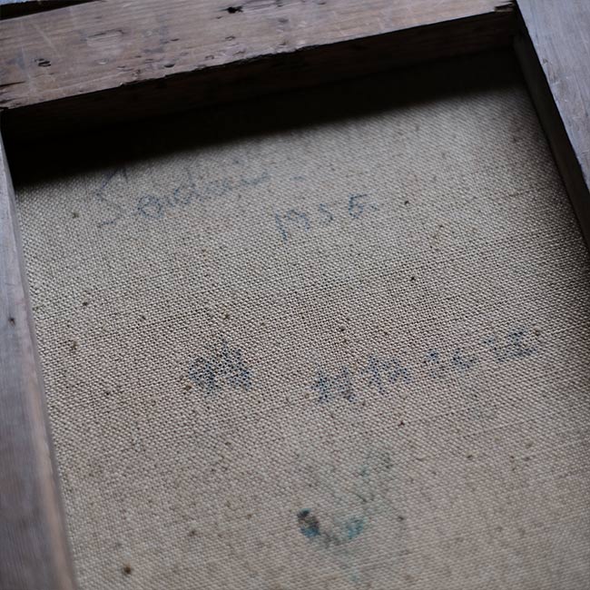 油彩 抽象画