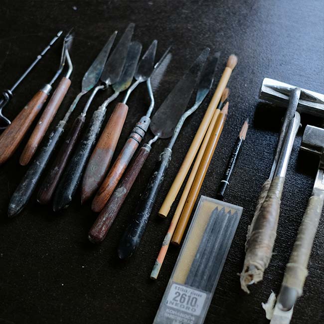 油絵の道具セット