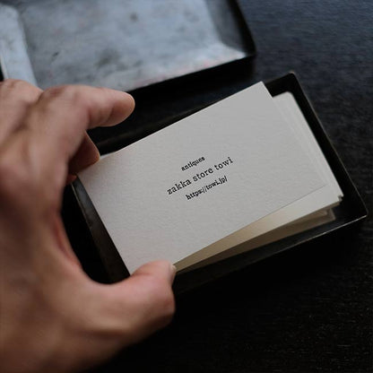 Brass card case