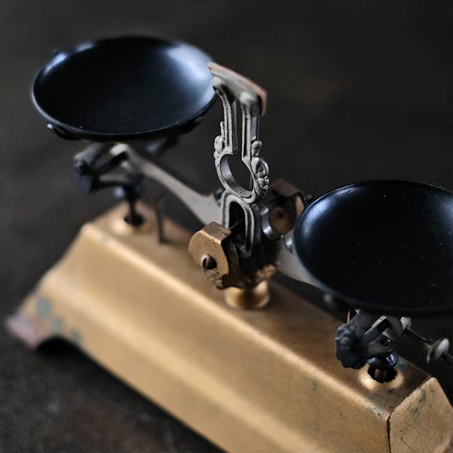 戦前の上皿天秤