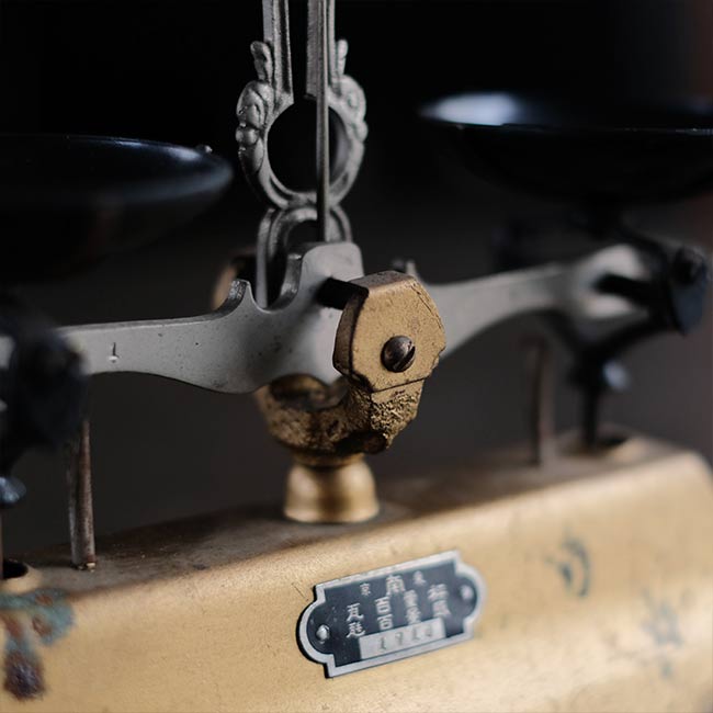 戦前の上皿天秤