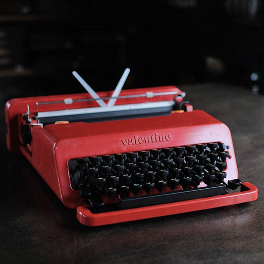 OLIVETTI Valentine タイプライター インクリボン交換済み