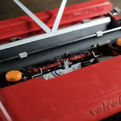 OLIVETTI Valentine typewriter ink ribbon replaced