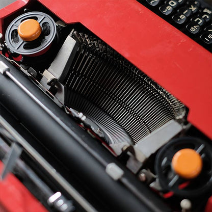 OLIVETTI Valentine typewriter ink ribbon replaced