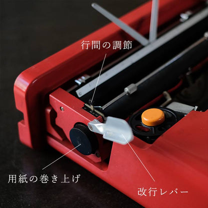 OLIVETTI Valentine S タイプライター インクリボン交換済み 訳あり