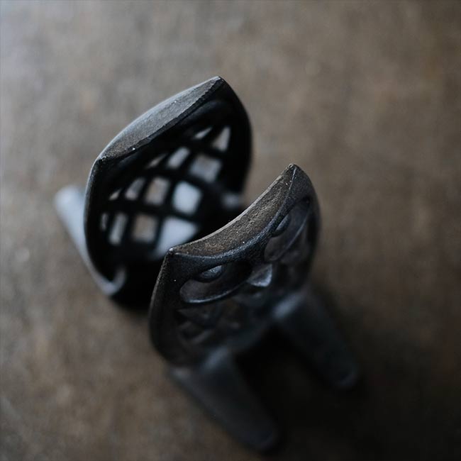 南部鉄器 ふくろうのブックエンド