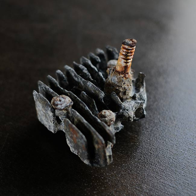 シリンダーヘッドの一部