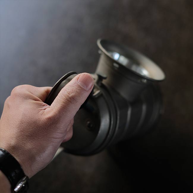 鉄道の合図灯のランプ