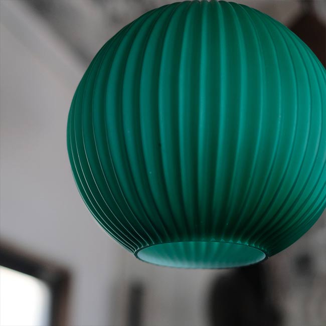 レトロなグリーンのペンダントライト – zakka store towi