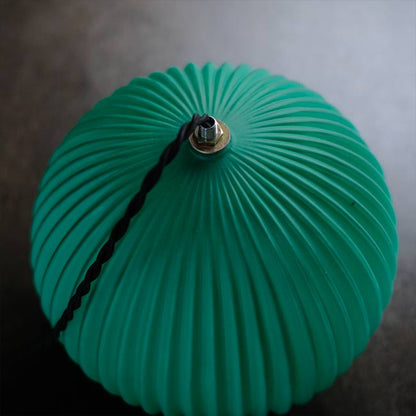 レトロなグリーンのペンダントライト