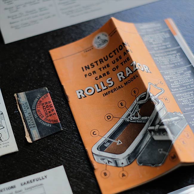 ROLL RAZOR カミソリセット