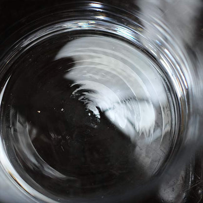 Round glass aquarium φ17.7cm