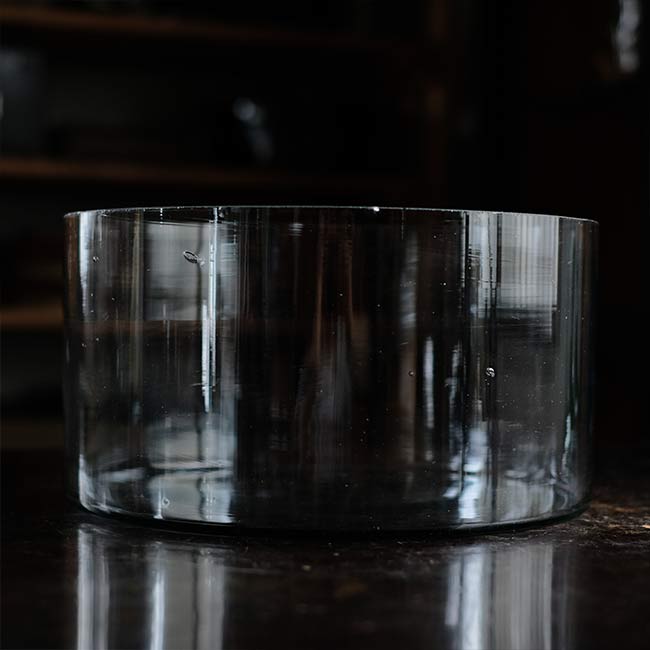 Round glass aquarium φ30cm