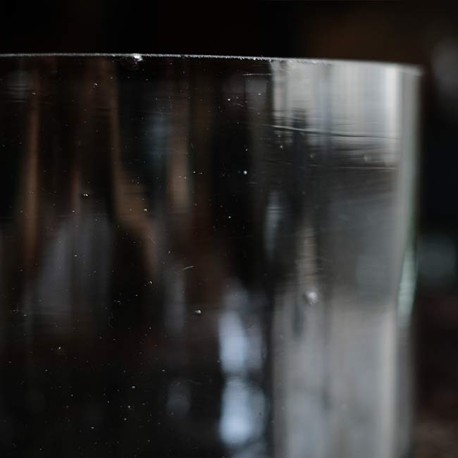 Round glass aquarium φ30cm