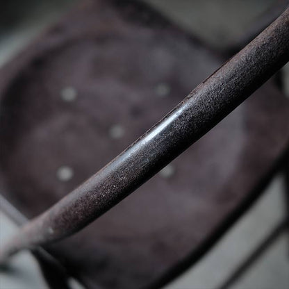 メタルの折りたたみチェア