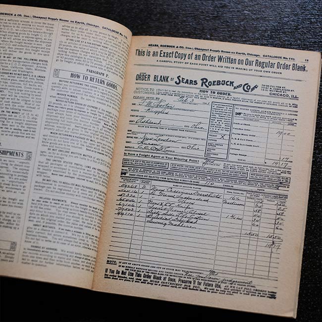 Sears Roebuck and Co. 1900 カタログ