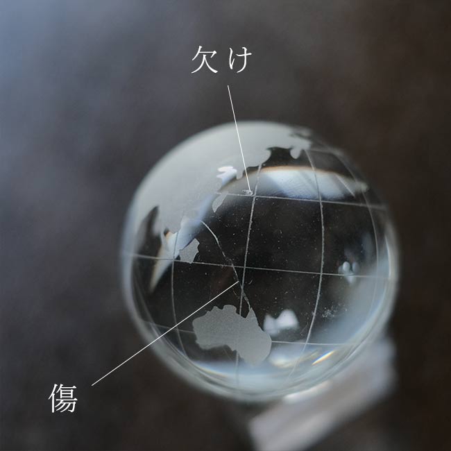 ガラスの地球儀