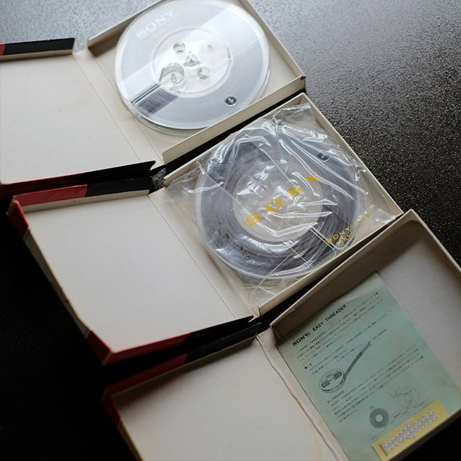 Recording tape case set of 13