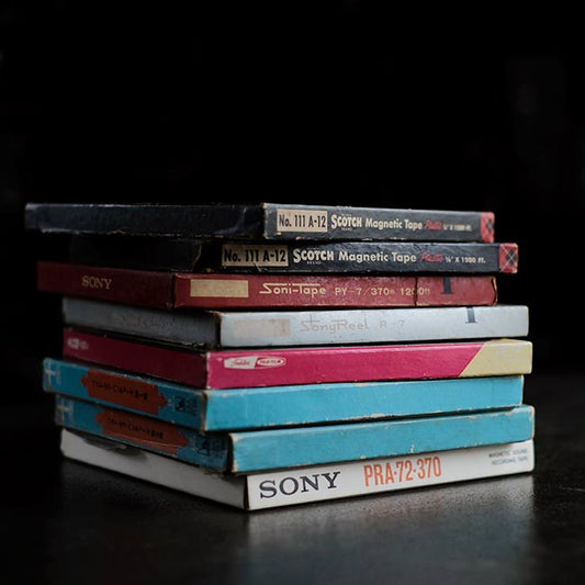Recording tape case set of 8