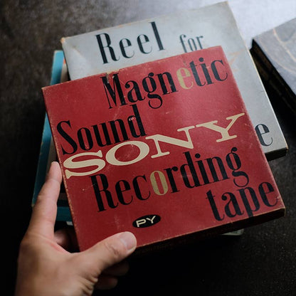 Recording tape case set of 8