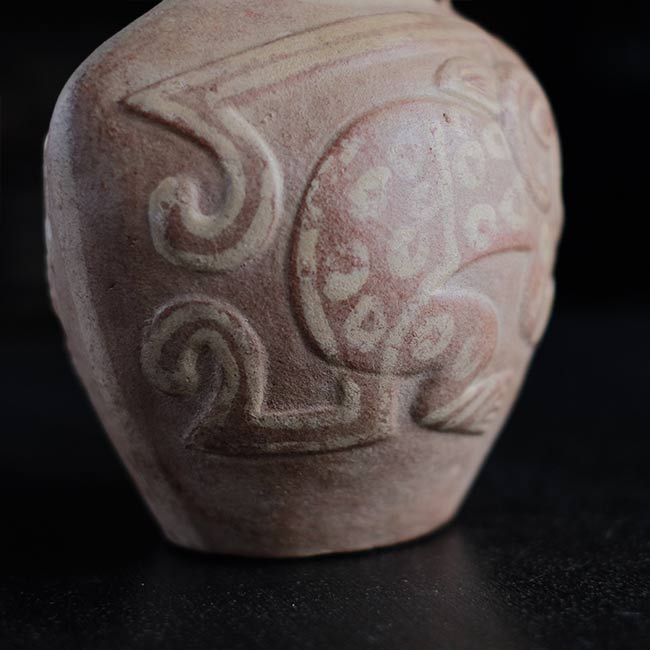 南米土器 カメレオン壺