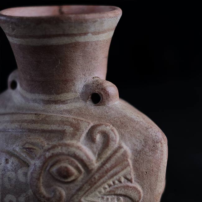 南米土器 カメレオン壺