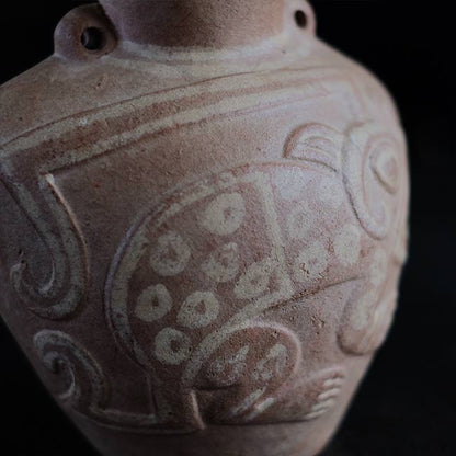 南米土器 カメレオン壺