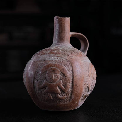 南米土器 人面壺