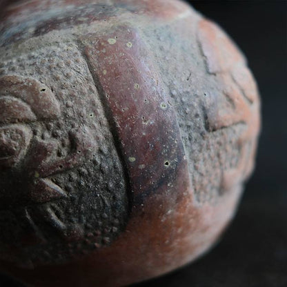 南米土器 人面壺