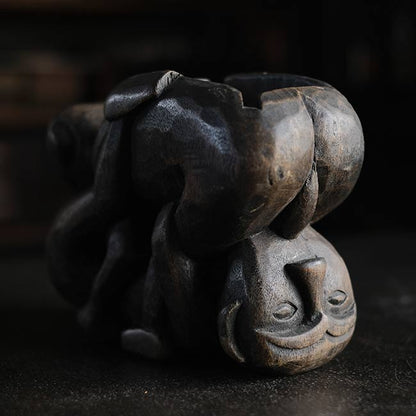 エロティック木彫り像