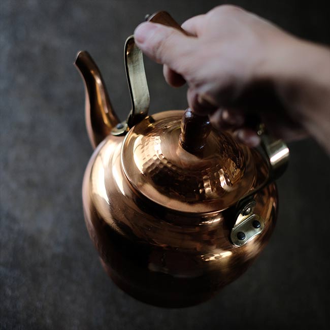 島本製作所　銅製　ケトル　やかん　鍋　純銅 島本製作所 銅のケトル – zakka store towi