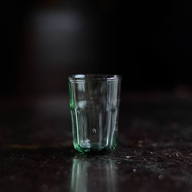 Swastika Mini Glass