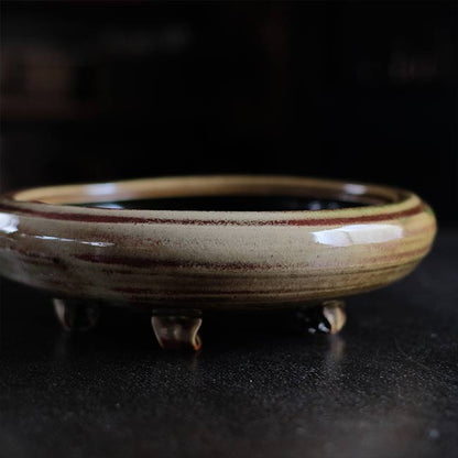 渦巻き模様の水盤